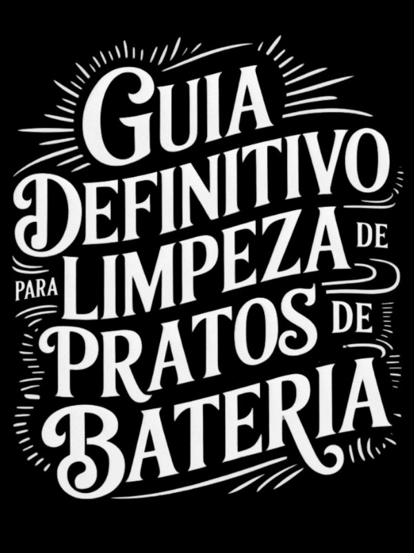 Capa do Guia Definitivo para Limpeza de Pratos de Bateria